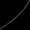 Made in Italy - 925 Sterling Silver Delicate Cable Trace Round Wire Chain - 1 mm - GCH011