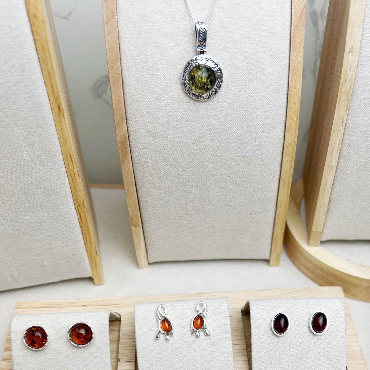 925 Sterling Silver & Genuine Baltic Amber Jewellery Starter Pack - SP1