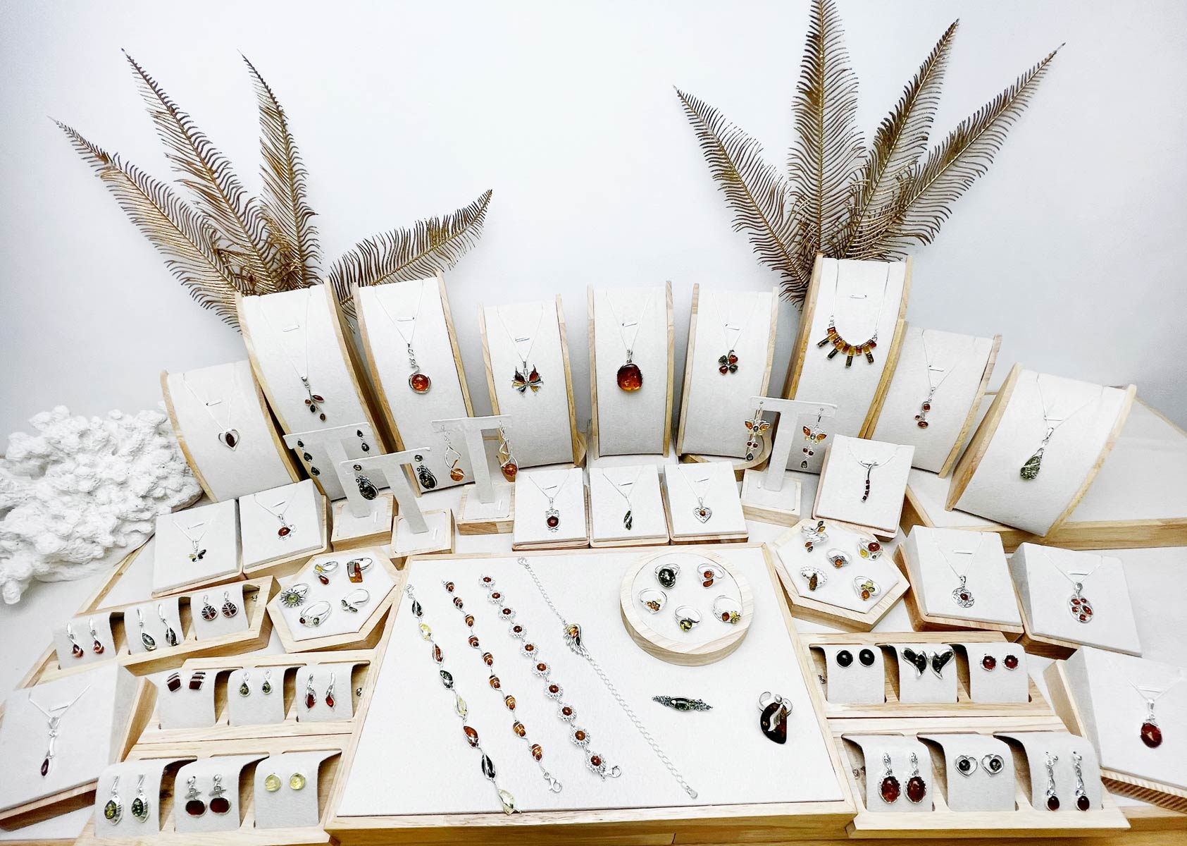 925 Sterling Silver & Genuine Baltic Amber Jewellery Starter Pack - SP1