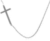 925 Sterling Silver Rhodium Plated Cross Neckles  -IT-004-AS-N