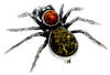 925 Sterling Silver & Baltic Amber Spider Brooch - 4152