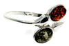 925 Sterling Silver & Baltic Amber Classic Ring - M721