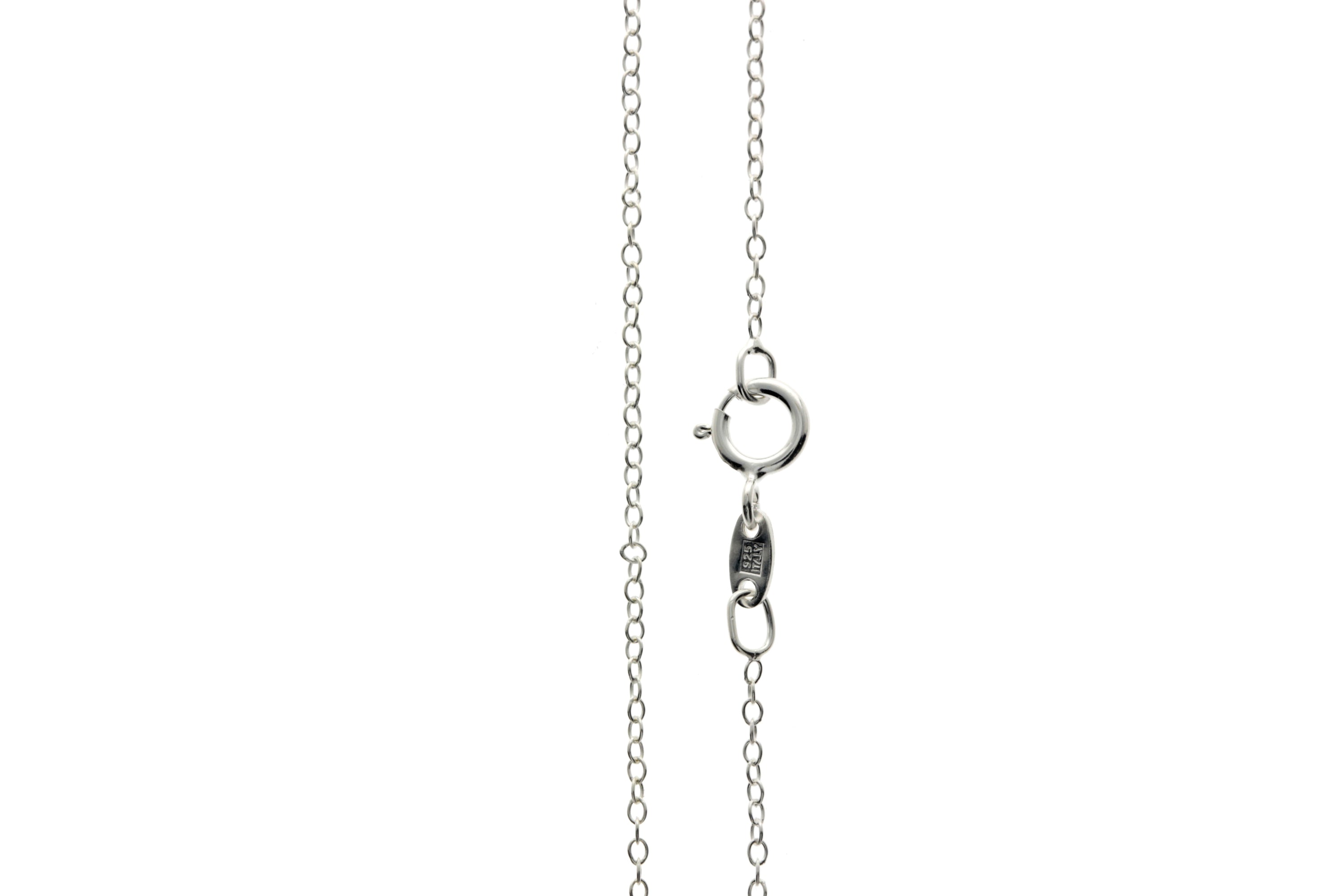 Made in Italy - 925 Sterling Silver Delicate Cable Trace Chain - GCH008