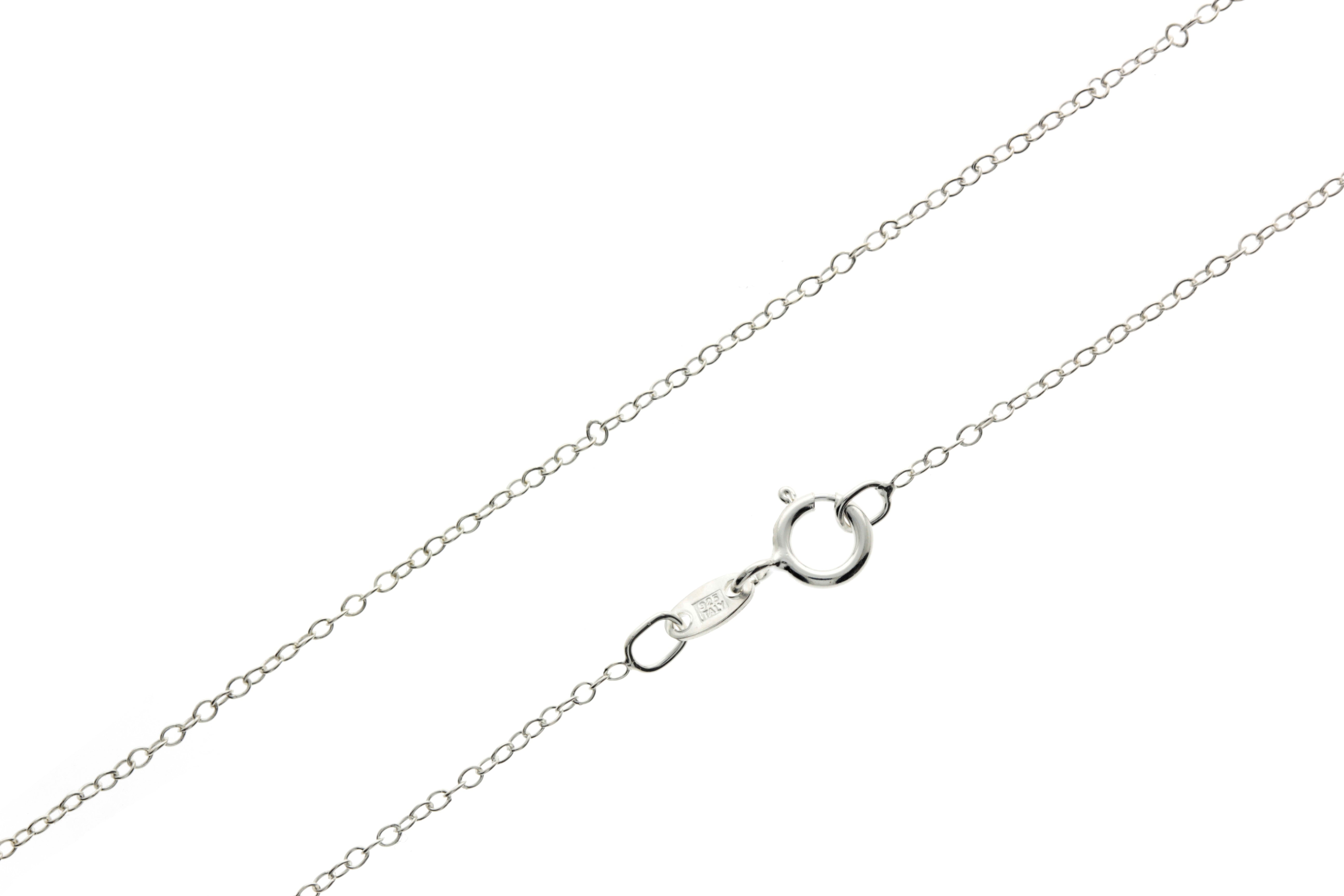 Made in Italy - 925 Sterling Silver Delicate Cable Trace Chain - GCH008