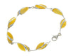 Beautiful Designer Silver Bracelet set with Baltic Amber - GL501