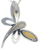 925 Sterling Silver Butterfly with Baltic Amber - GL362