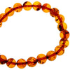 Genuine Baltic Amber Elastic Bracelet Unisex - Perfect balls from 6 to 9 mm - BT0164