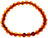 Genuine Baltic Amber Elastic Bracelet Unisex - Perfect balls from 6 to 9 mm - BT0164