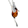 925 Sterling Silver & Baltic Amber Little Mouse Pendant - GL2009