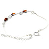 Products 925 Sterling Silver & Baltic Amber Adjustable Bracelet - M570