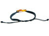 Genuine Baltic Amber Adjustable Bracelet for Men with Amber Cross - MB021