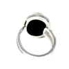 925 Sterling Silver & Baltic Amber Classic Adjustable Ring - GL464