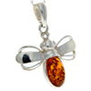 925 Sterling Silver & Baltic Amber Bumble Bee Pendant - K204