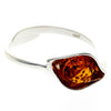 925 Sterling Silver & Baltic Amber Modern Designer Ring - GL728A