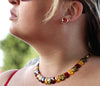 Multicoloured Amber Egyptian Necklace NE0202 made with Genuine Baltic Amber