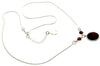 925 Sterling Silver & Genuine Baltic Amber Multi Stones Round Classic Exclusive Necklace - AA902