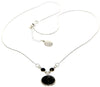 925 Sterling Silver & Genuine Baltic Amber Multi Stones Round Classic Exclusive Necklace - AA902