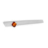 925 Sterling Silver & Baltic Amber Classic Slide Tie Clip - Perfect Father's Gift - AAC001