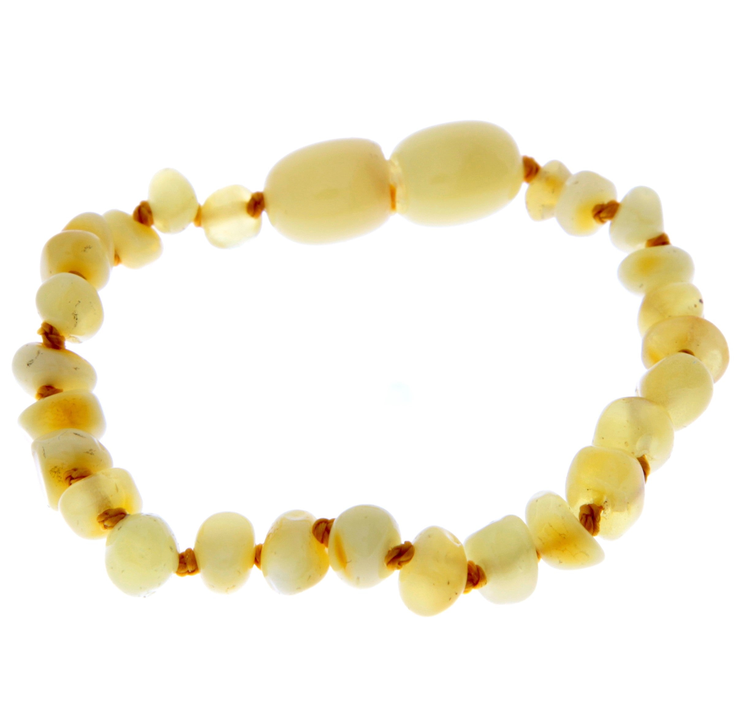 Beautiful Baroque Bracelets & Anklets in Cognac, Mix, Lemon & Honey colours - Various Sizes