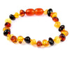 Beautiful Baroque Bracelets & Anklets in Cognac, Mix, Lemon & Honey colours - Various Sizes