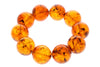 Exclusive perfect ball Genuine Baltic Amber Bracelet - BT0124