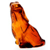 Figurine Superb Quality Handmade Natural Carved Dog made of Genuine Baltic Amber - CRV84