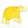 Figurine Superb Quality Handmade Natural Carved Elephant made of Genuine Baltic Amber - CRV94