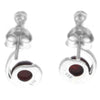 925 Sterling Silver & Genuine Baltic Amber Delicate Drop Earrings - GL1011