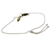 Beautiful Designer Silver Butterfly Bracelet set with Baltic Amber - GL534