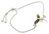 Beautiful Designer Silver Butterfly Bracelet set with Baltic Amber - GL534