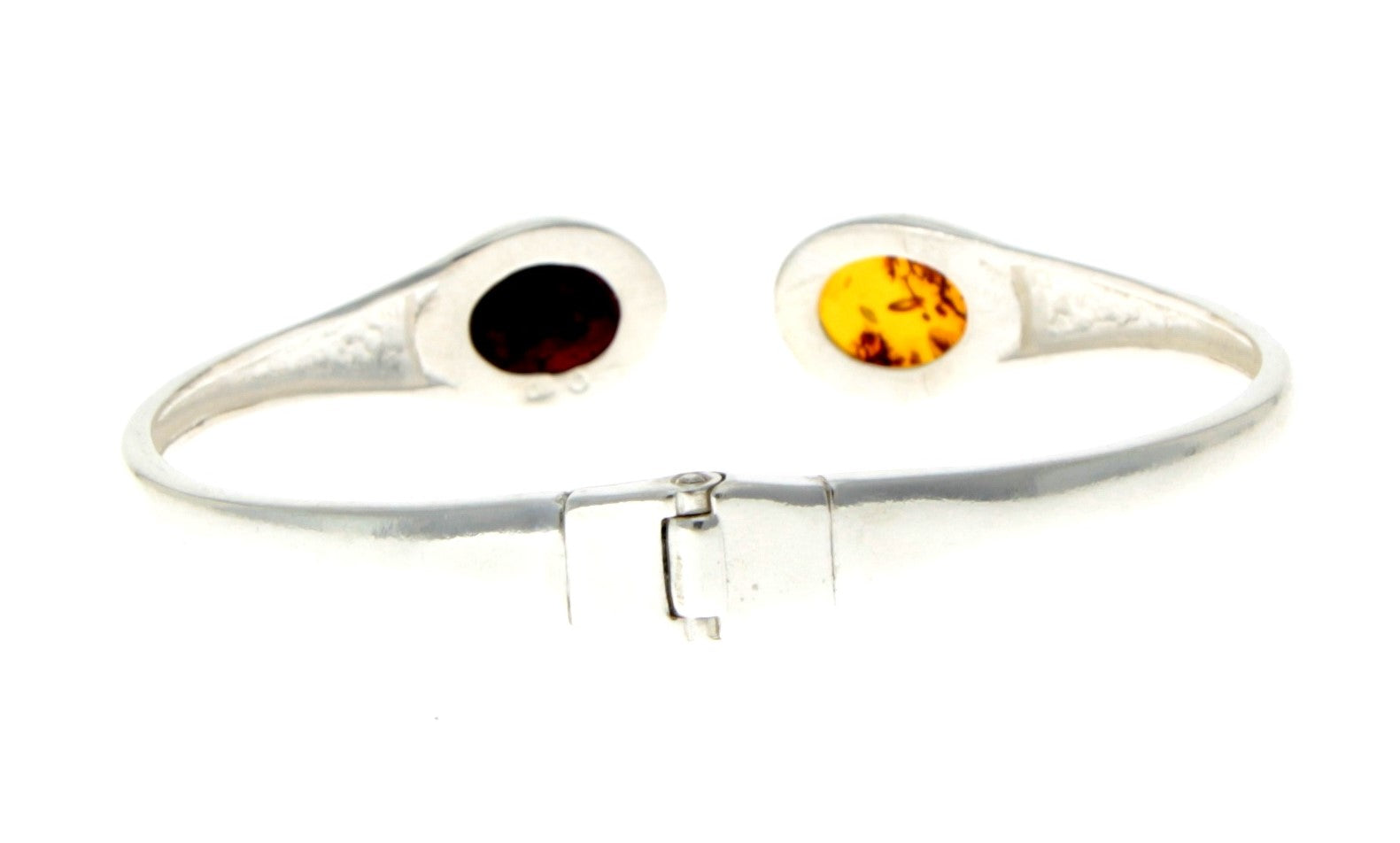 Beautiful Designer Silver Bracelet set with Baltic Amber - GL540 - SilverAmberJewellery