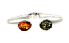 Beautiful Designer Silver Bracelet set with Baltic Amber - GL540 - SilverAmberJewellery