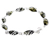 Beautiful Designer Silver Bracelet set with Baltic Amber - GL543