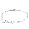 Beautiful Designer Silver Angel Wing Bracelet set with Baltic Amber - GL559