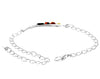 Beautiful Designer Silver Angel Wing Bracelet set with Baltic Amber - GL559