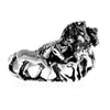 925 Sterling Silver Herd of Horses  Ring - GS401