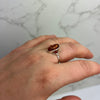 925 Sterling Silver & Genuine Baltic Amber Classic Ring - GL490