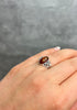 925 Sterling Silver & Genuine Baltic Amber Celtic Ring - 7390