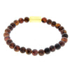 Genuine Baltic Amber Elastic Bracelet for Men - MB004