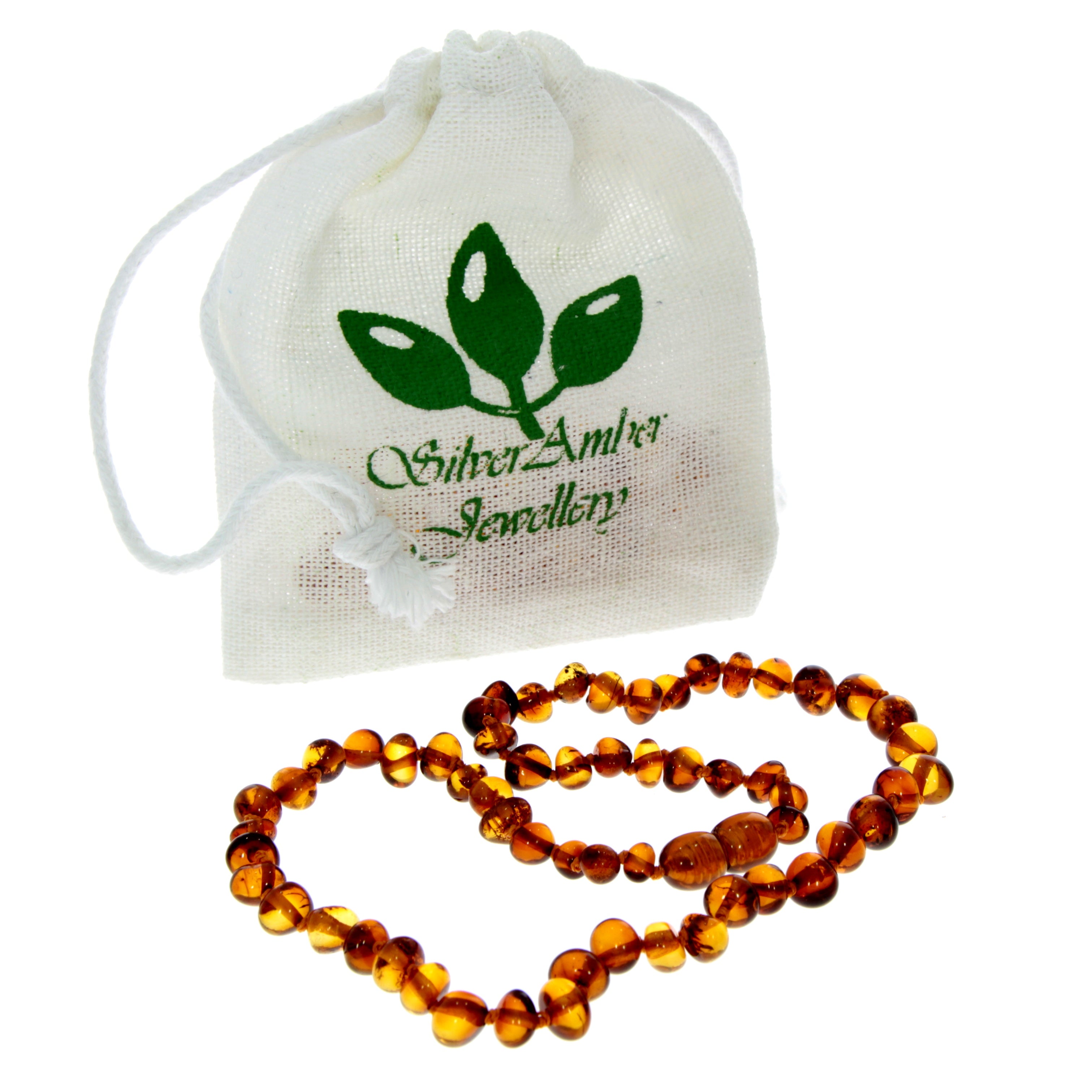 Genuine Baltic Amber Polished Baroque Beaded Necklace in various colours & sizes. All beads knotted in between.