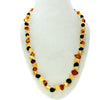 Genuine Baltic Amber Polished Baroque Beaded Necklace in various colours & sizes. All beads knotted in between.