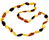 Genuine Baltic Amber Chips Style Luxurious Necklace - NE0199