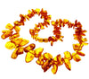 Genuine Baltic Amber Chips Style Luxurious Necklace - NE0200