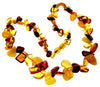 Genuine Baltic Amber Chips Style Luxurious Necklace - NE0200