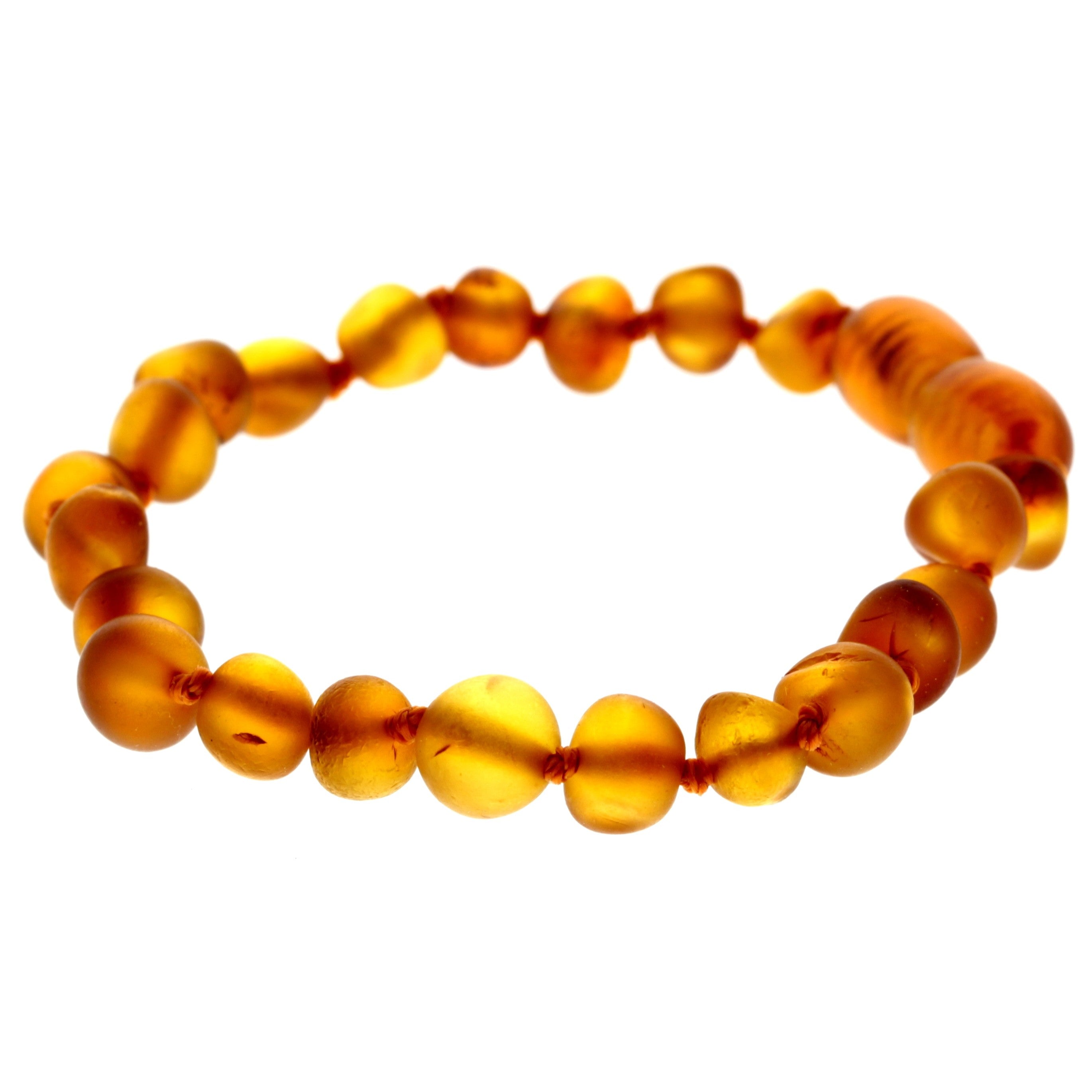 Beautiful RAW Baroque Bracelets & Anklets in Cognac & Mix colours - Various Sizes - BRAW