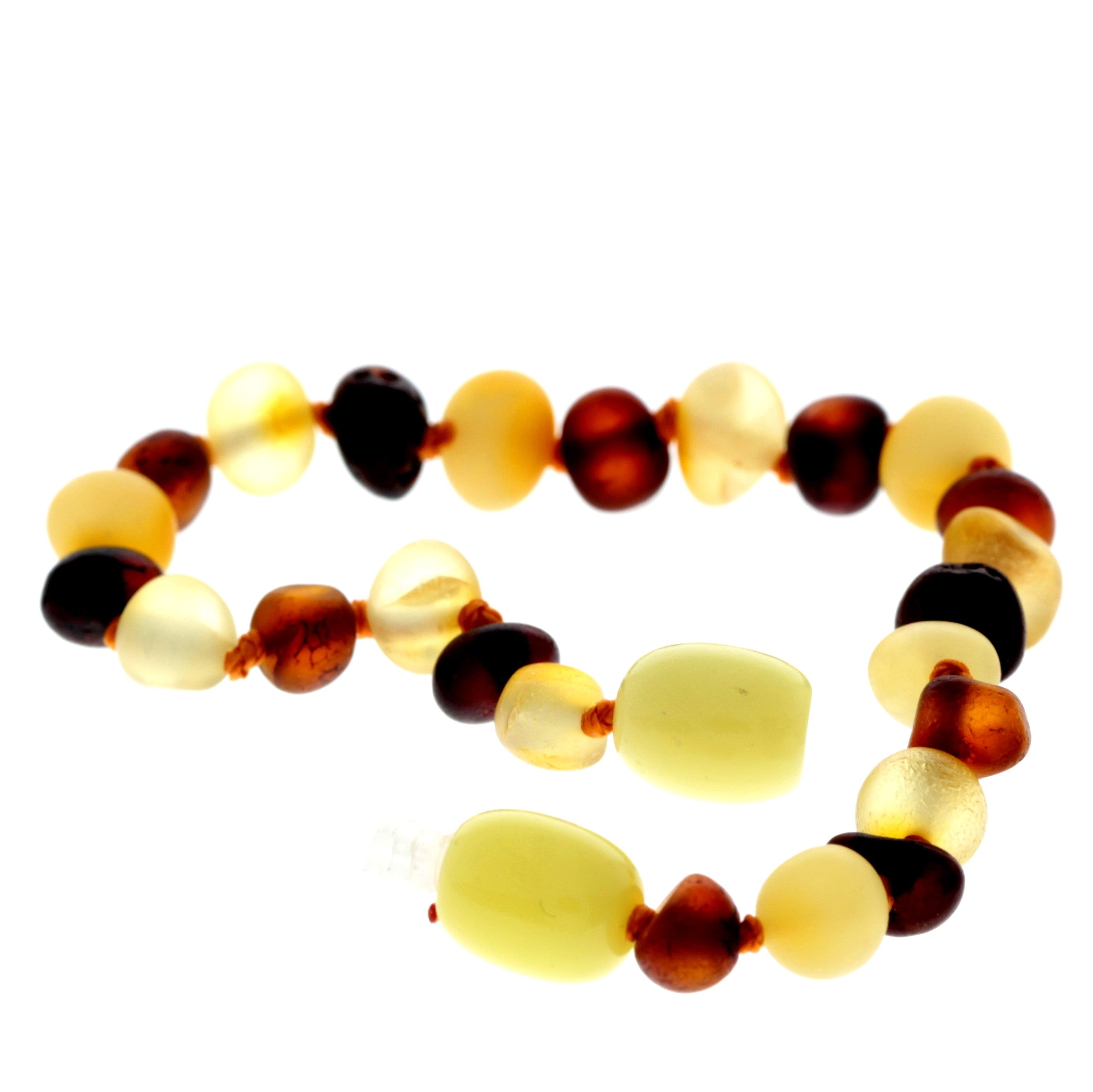 Beautiful RAW Baroque Bracelets & Anklets in Cognac & Mix colours - Various Sizes - BRAW