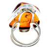 925 Sterling Silver & Genuine Cognac Baltic Amber Unique Ring - RG0681