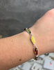 925 Sterling SilveR & Baltic Amber Modern Link Bracelet - G500