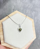 925 Sterling Silver & Baltic Amber Triangle Modern Pendant - GL2001