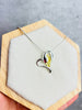 925 Sterling Silver & Genuine Baltic Amber Heart Pendant - GL346